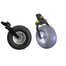 Dual Arm Tail Wheel Assemblies 11 Inch Pneumatic Tire
